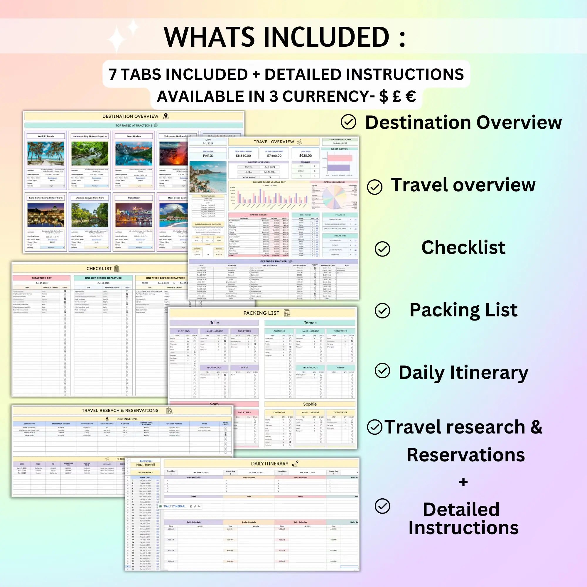 All-in-One Travel Planner