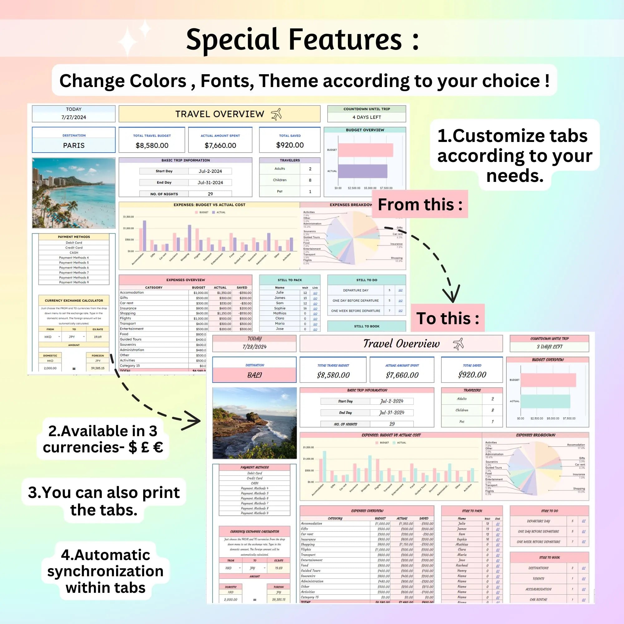All-in-One Travel Planner