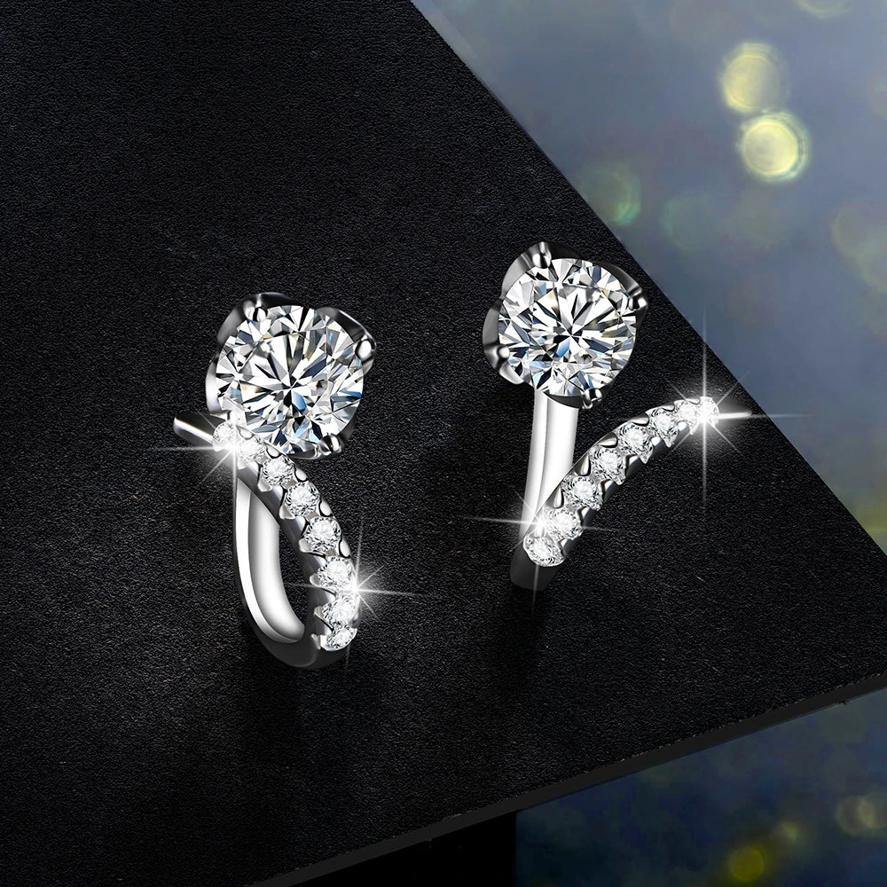 Unparalleled Amorous Moissanite Stud Earrings | IL0000