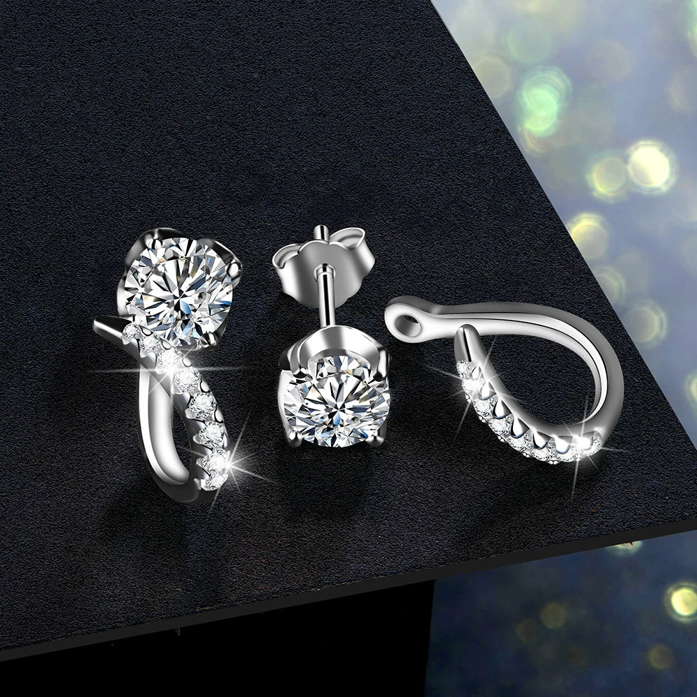 Unparalleled Amorous Moissanite Stud Earrings | IL0000