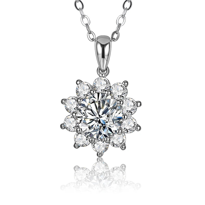 Flower v2 Moissanite Pendant | IL0000