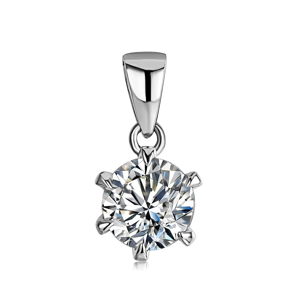 1.0Ct VVS1-FL Grade Moissanite Pendant Necklace | IL0000