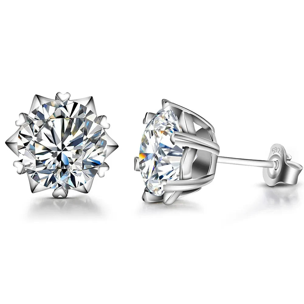 Classic Moissanite Gemstone Earrings | IL0000