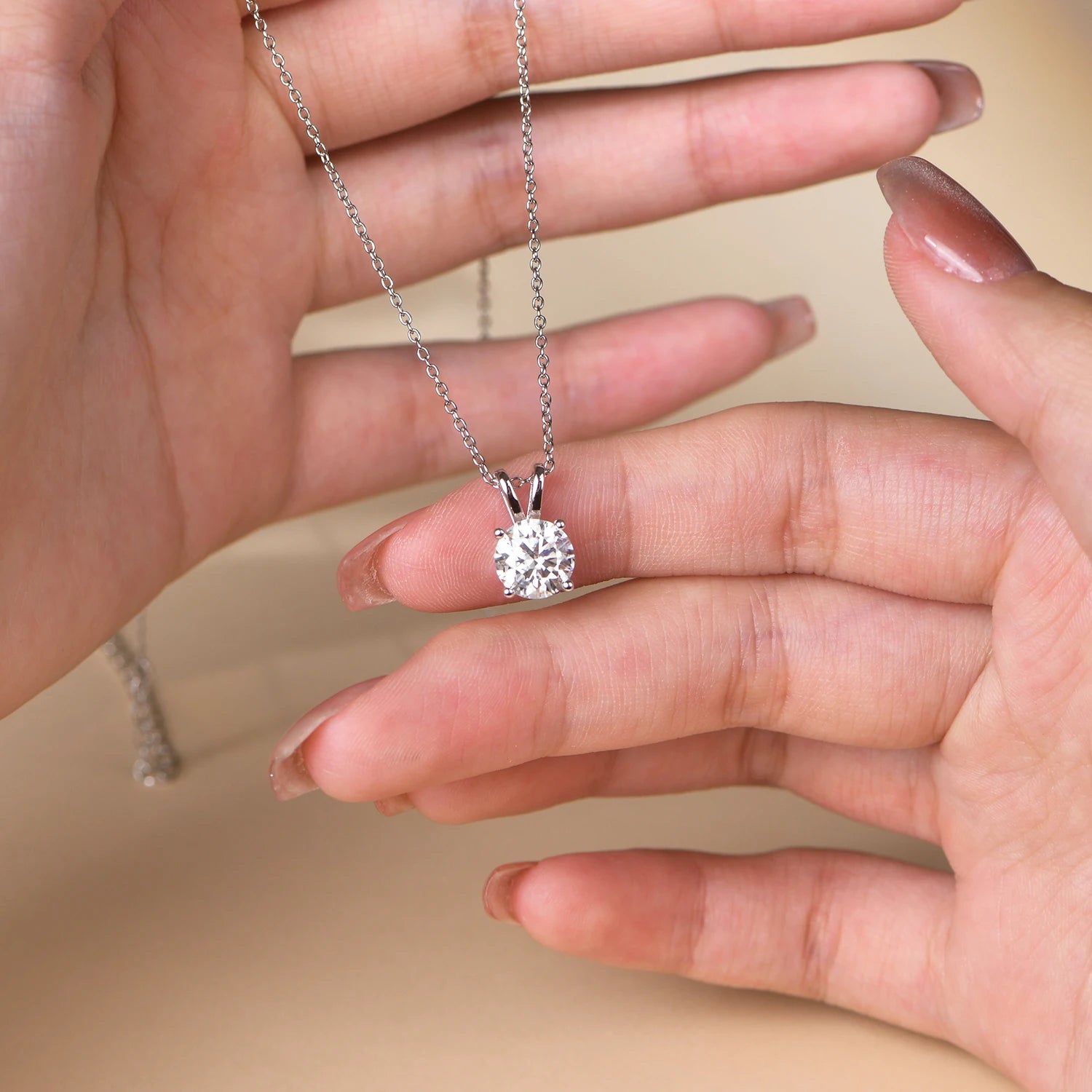 2.0Ct Moissanite Pendant Necklace | IL0000