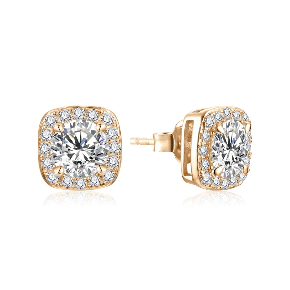 Round-Cut Luxe Moissanite Stud Earrings | IL0000