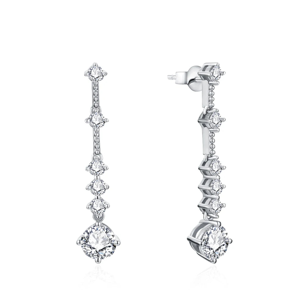 Classic Drop Moissanite Stud Earrings | IL0000