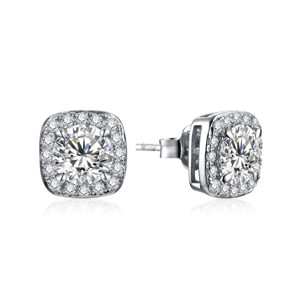 Round-Cut Luxe Moissanite Stud Earrings | IL0000