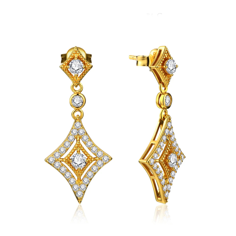 Luxe Moissanite Drop Earrings | IL0000