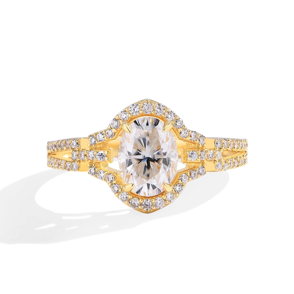 Classic Oval Moissanite Ring | IL0000