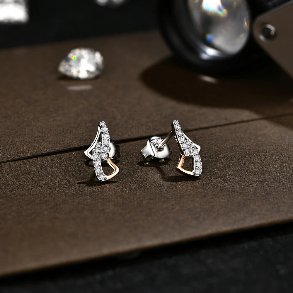 Round Moissanite Stud Earrings | IL0000