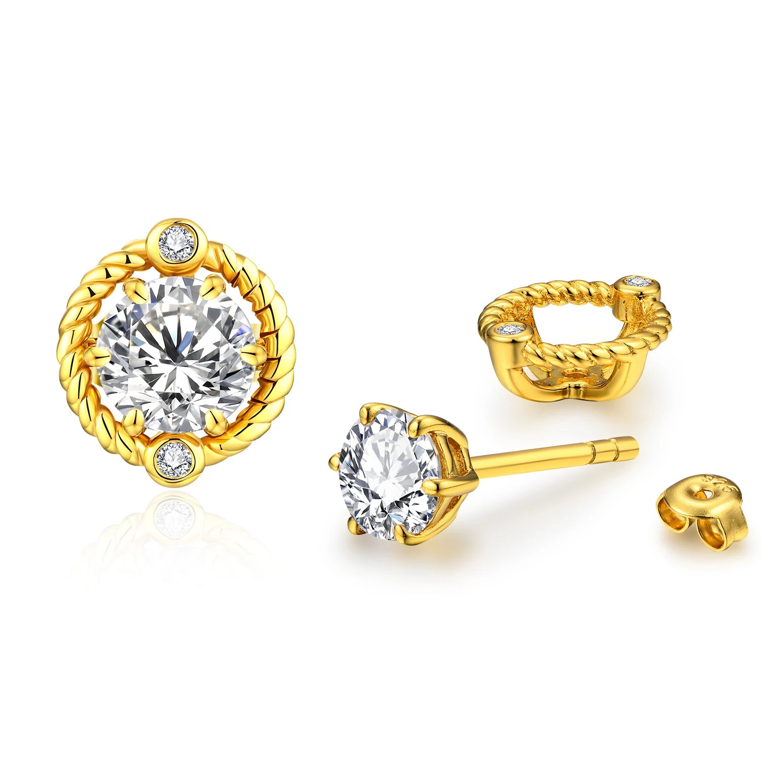 Classic Moissanite Stud Earrings | IL0000