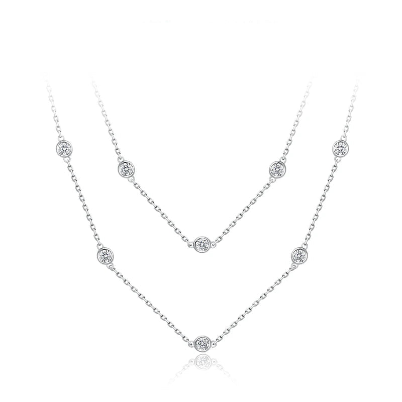 Elegant Charms Moissanite Necklace | IL0000