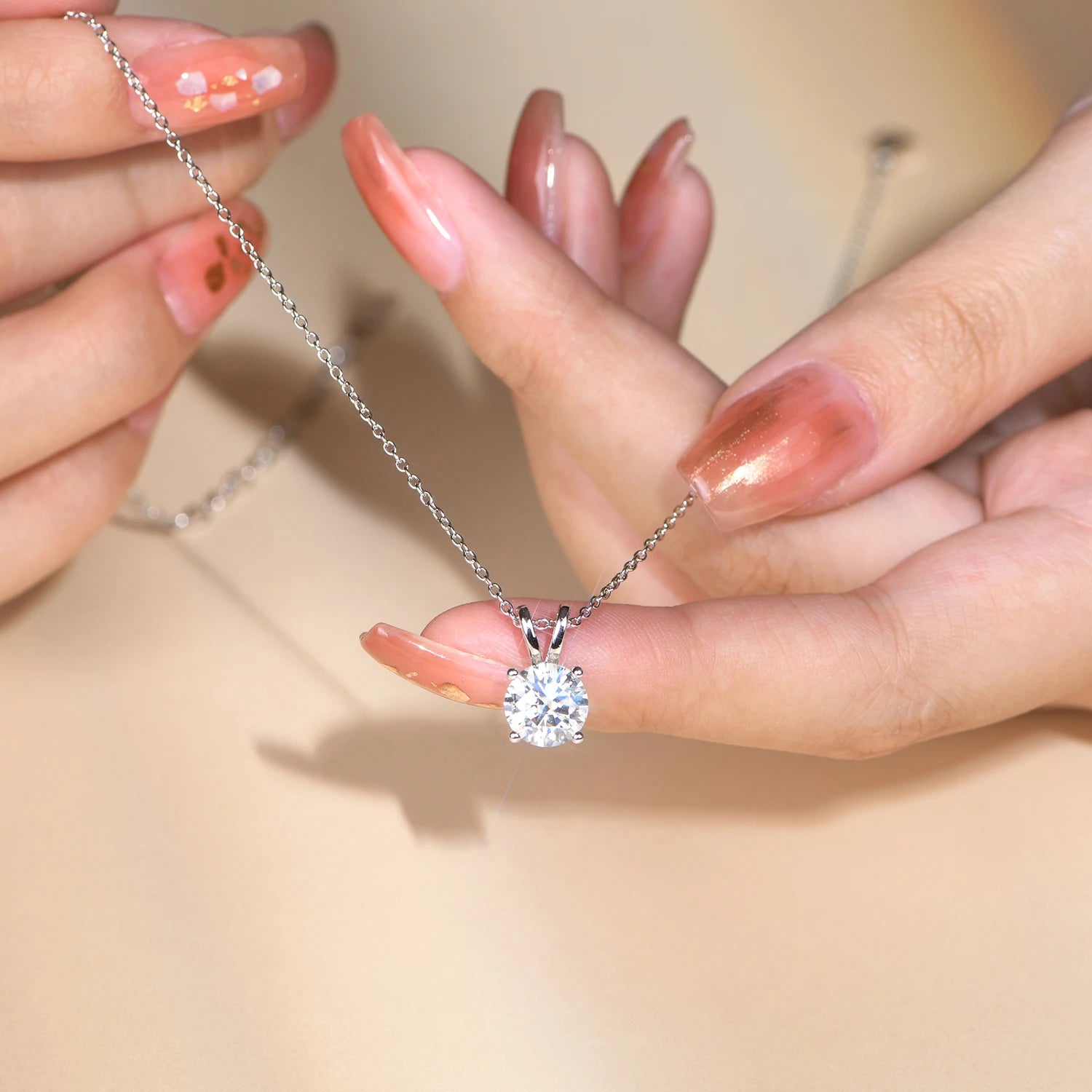 2.0Ct Moissanite Pendant Necklace | IL0000