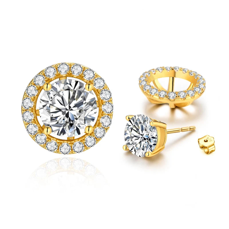 New Charms Moissanite Detachable Stud Earrings | IL0000