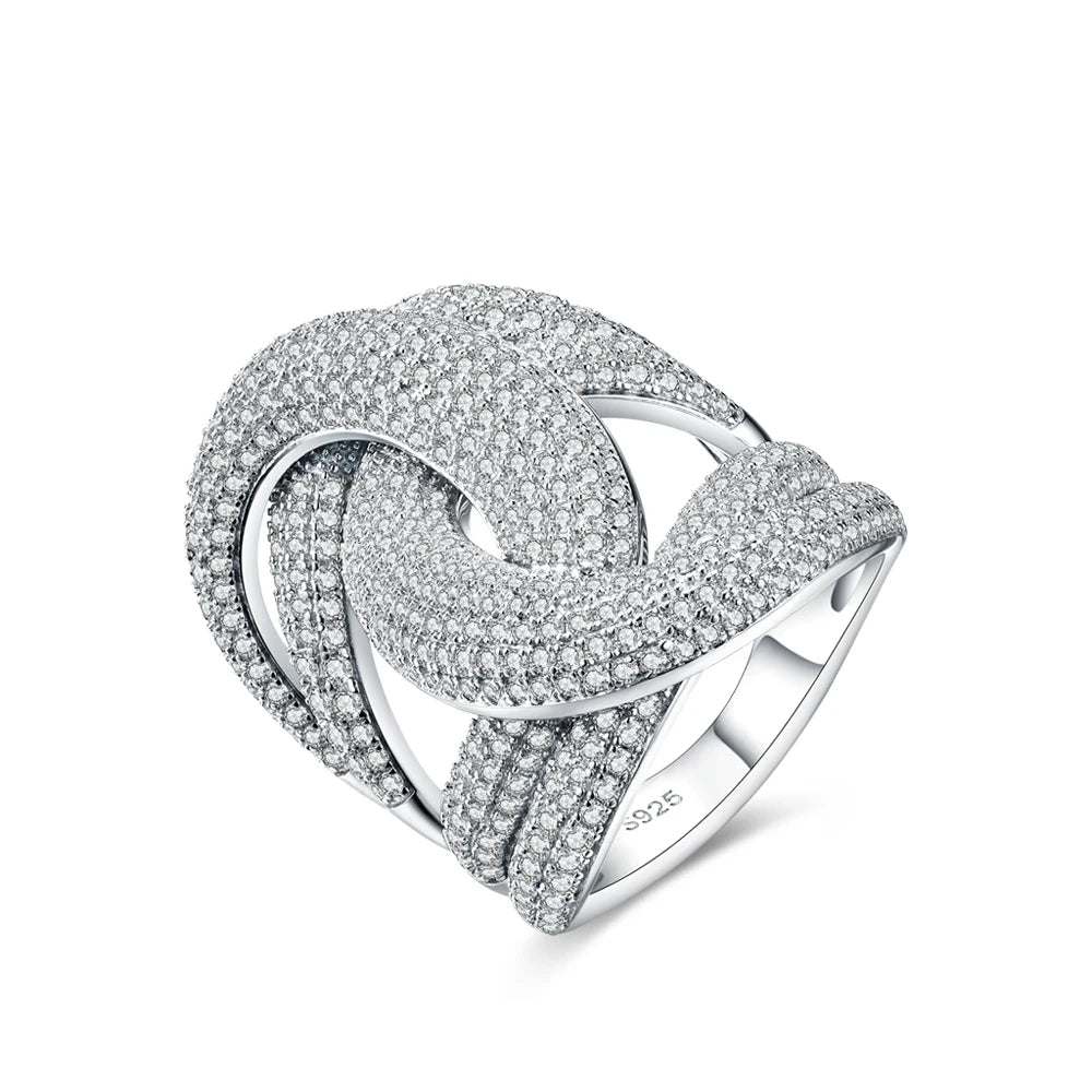 Tied Design Moissanite Ring | IL0000