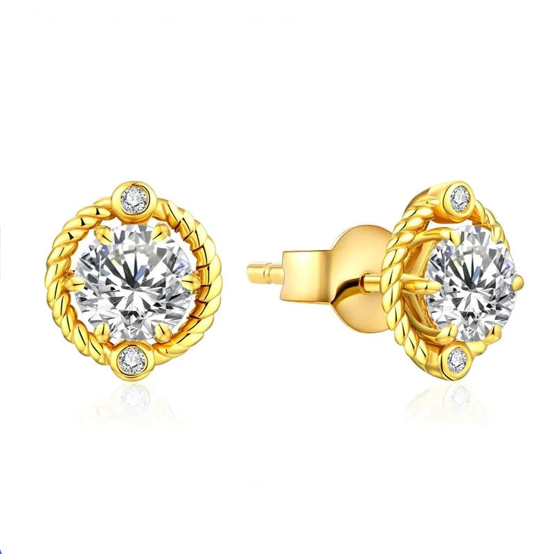 Classic Moissanite Stud Earrings | IL0000