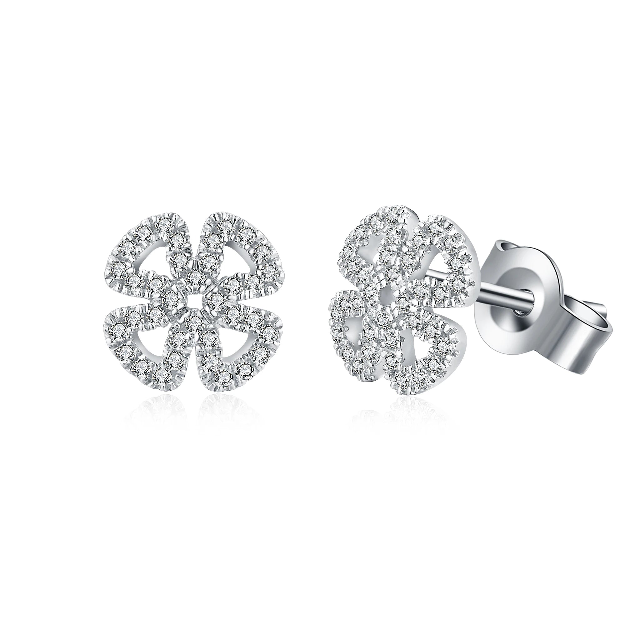 Snowflake Moissanite Stud Earrings | IL0000