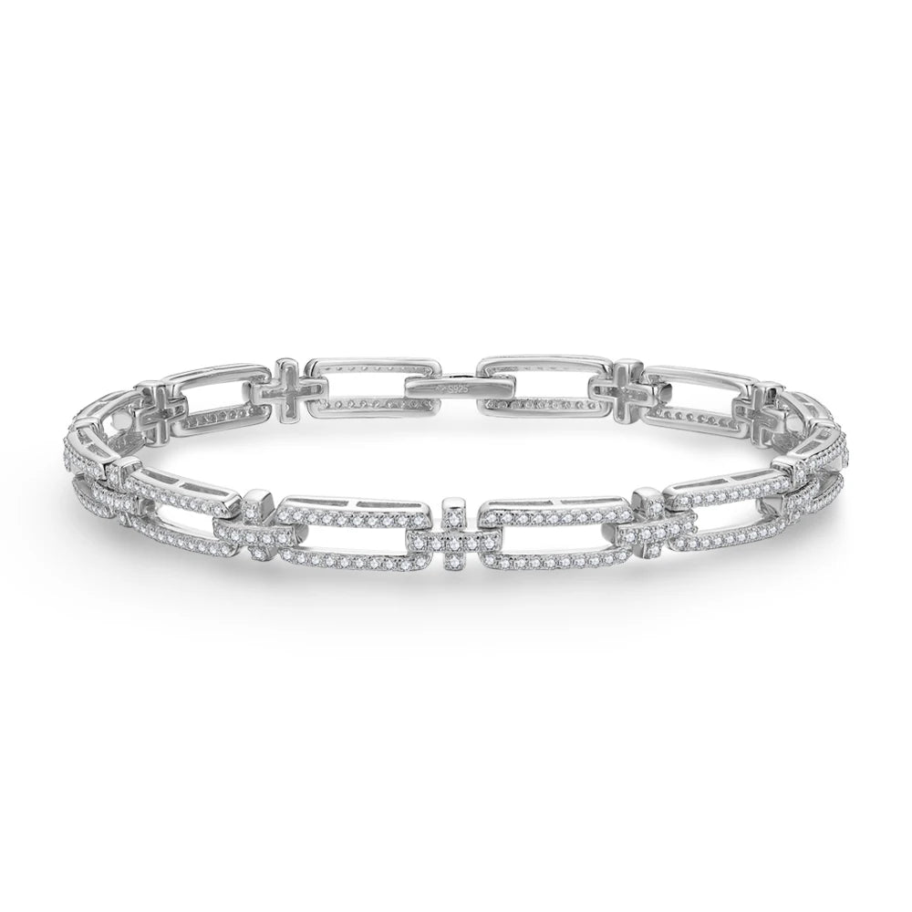 Classic Bold Moissanite Bracelet | IL0000