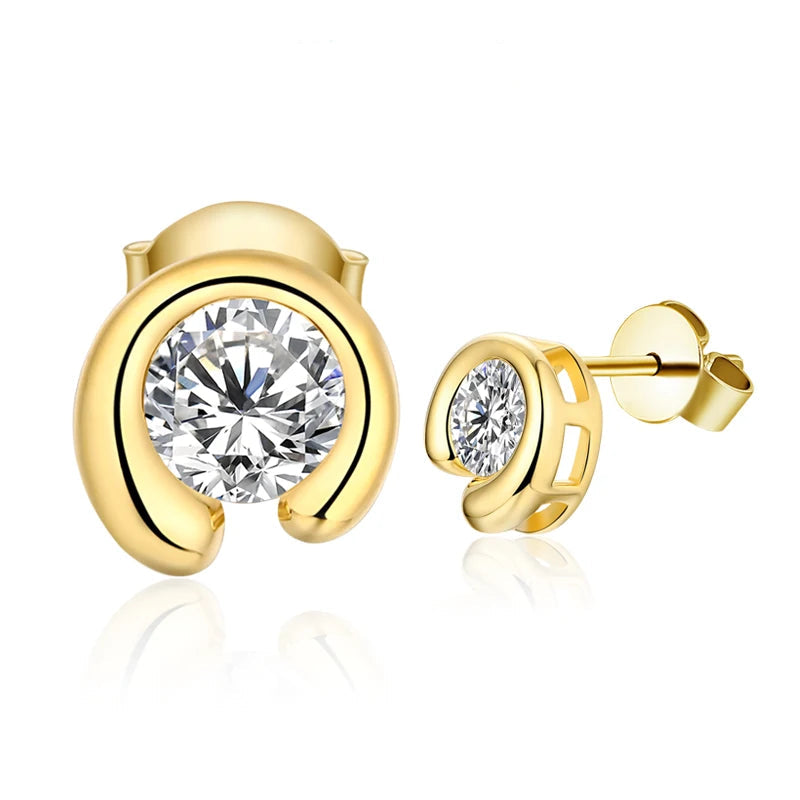 0.5ct Moissanite Round Cut Fire Earring | IL0000