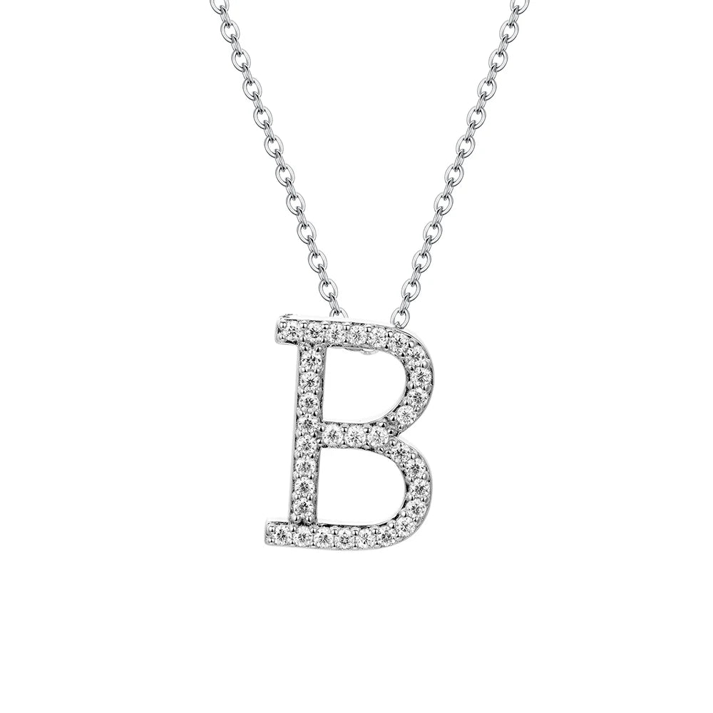 Moissanite Letter Pendant | IL0000