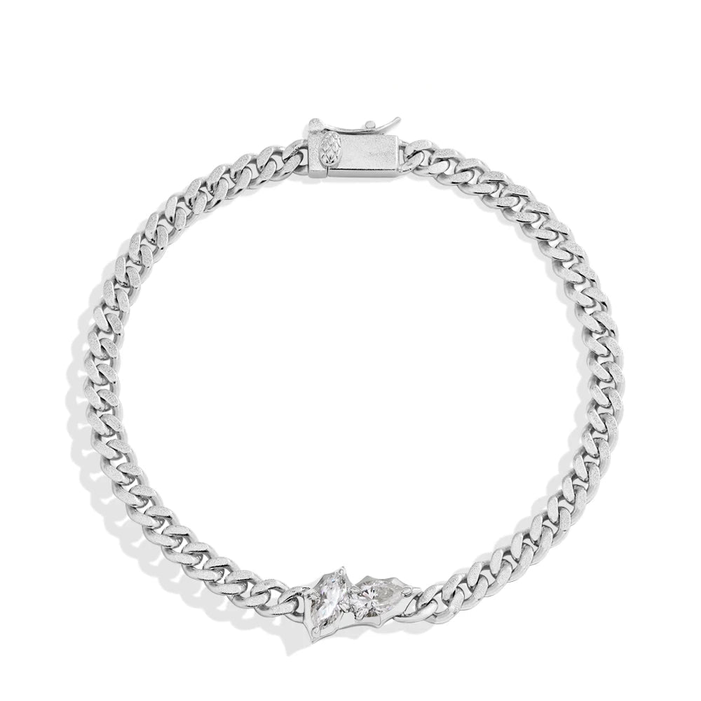 Marquise Pear Cut Moissanite Bracelet | IL0000