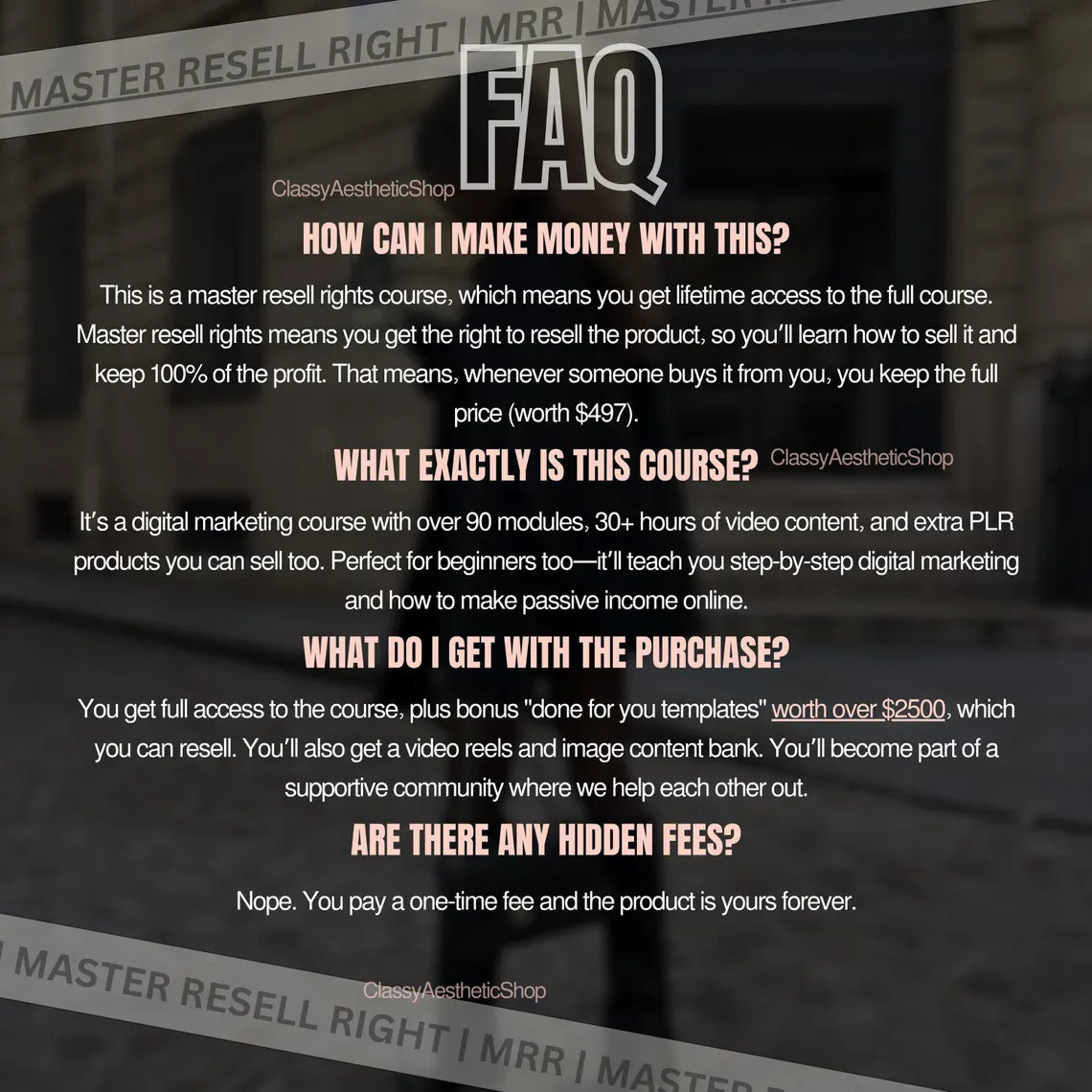 Digital Wealth Academy - Full course w/ Master Resell Rights